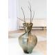Vase Bronko en verre marron
