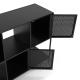 Etagère noire 3 casiers