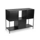 Etagère noire 3 casiers