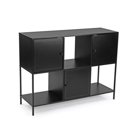 Etagère noire 3 casiers