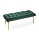 Pied de lit  Trisa en velours vert