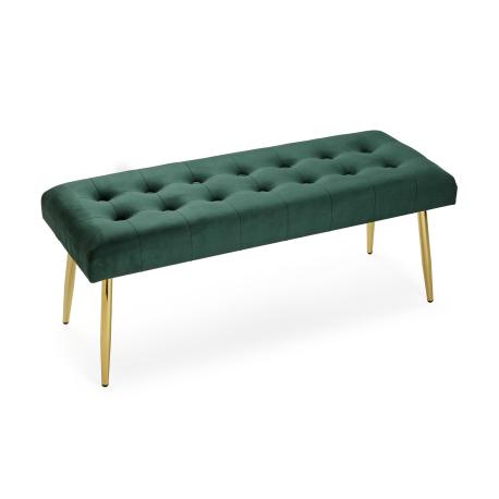 Pied de lit  Trisa en velours vert