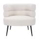 Fauteuil Nemi en laine blanc