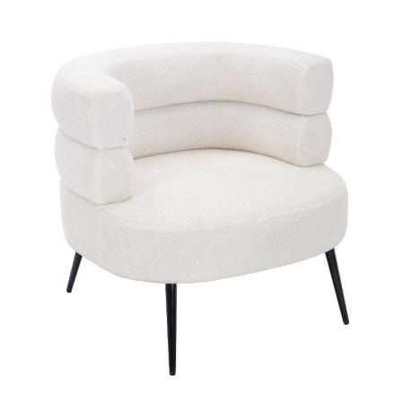 Fauteuil Nemi en laine blanc
