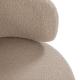 Fauteuil Erie en laine beige