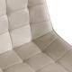 Chaise Rhodes en velours beige