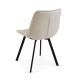 Chaise Rhodes en velours beige