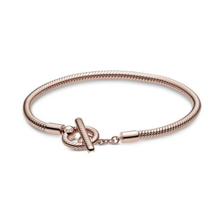 Pandora — Bracelet Maille Serpent Fermoir Lasso en T Pandora Moments