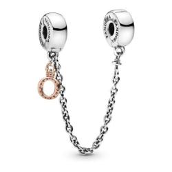 Pandora — Charm Couronne O Argent et Pandora Rose