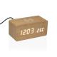 Horloge rectangulaire avec station de charge