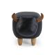 Pouf Taureau noir