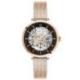 Montre Femme PIERRE LANNIER, Automatique Acier Milanais Rosé