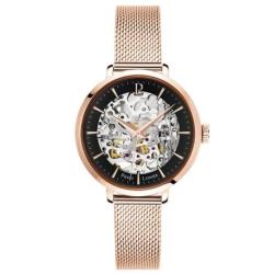 Montre Femme PIERRE LANNIER, Automatique Acier Milanais Rosé