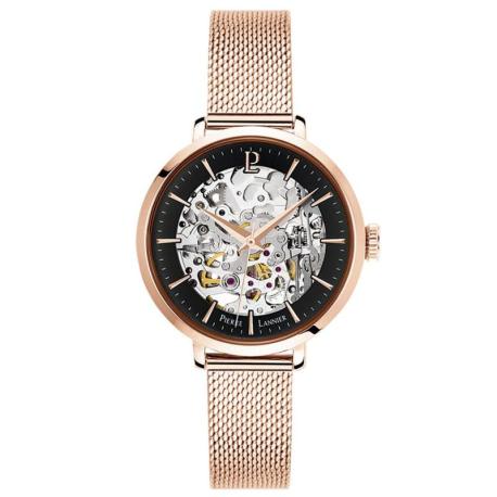 Montre Femme PIERRE LANNIER, Automatique Acier Milanais Rosé