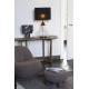 Fauteuil Teddy en velours Brun