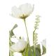Bouquet champêtre de fleurs blanches artificielle