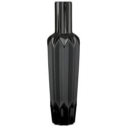 Vase  forme bouteille Pantheon en céramique noir