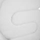 Pouf Griffo en bouclette blanc