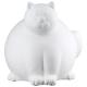 Statuette Chat Molli en céramique