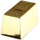 Tirelire lingot d'or