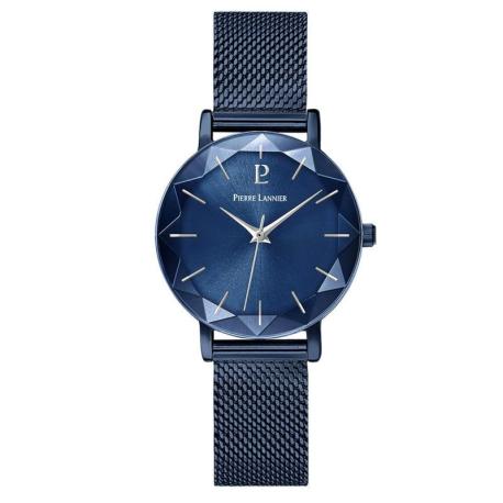 Montre Femme PIERRE LANNIER, Multiples Acier Milanais Bleu