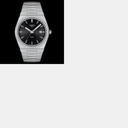 Montre Homme PRX Bracelet Acier Fond Noir TISSOT