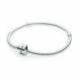 Bracelet Maille Serpent Fermoir Classique Couleur ARGENT PANDORA MOMENTS Taille 18