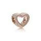 Charm Coeur Perle Rose PANDORA MOMENTS