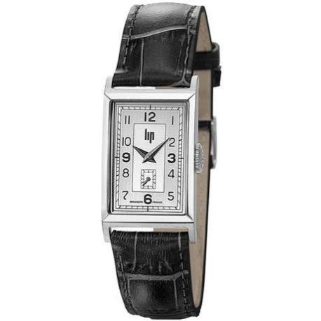 Montre Homme Churchill T18 Boîtier Argenté et Cuir Noir LIP