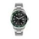 Montre Homme TIEBREAKER Lacoste, acier et cadeau noir