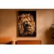 Tableau Lion avec cristaux