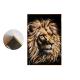 Tableau Lion avec cristaux