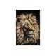 Tableau Lion avec cristaux