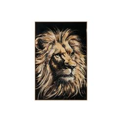 Tableau Lion avec cristaux