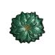 Assiette Poinsettia vert