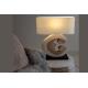 Lampe Ova en bois de suar et d'hevea