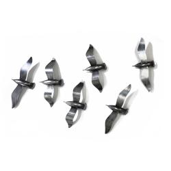 Sculpture vole de Mouettes en métal