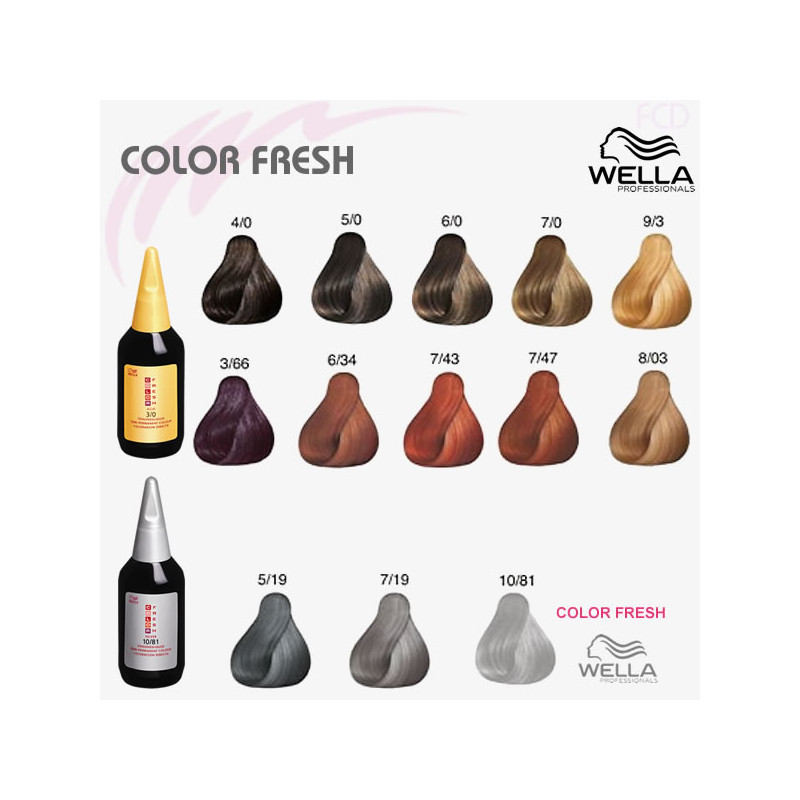 Wella color fresh маска