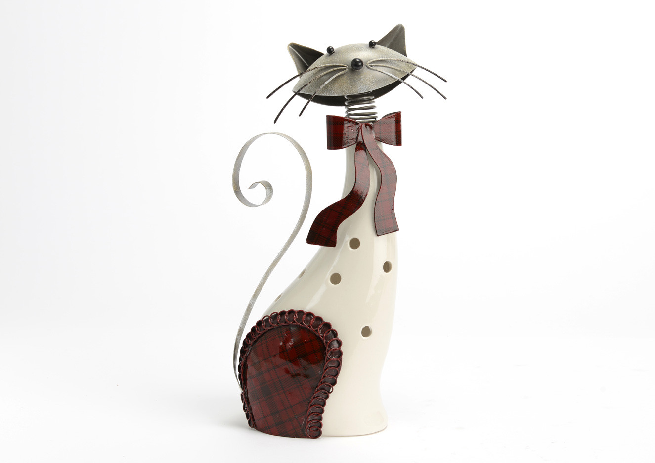 Statuette Chat Felix En Ceramique Et Metal Cado Deco Buisson Penaud Statuette Chat Felix En Ceramique Et Metal Cado Deco Buisson Penaud
