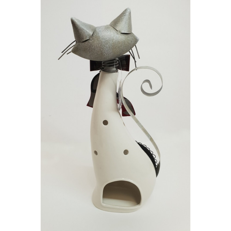 Statuette Chat Felix En Ceramique Et Metal Cado Deco Buisson Penaud Statuette Chat Felix En Ceramique Et Metal Cado Deco Buisson Penaud